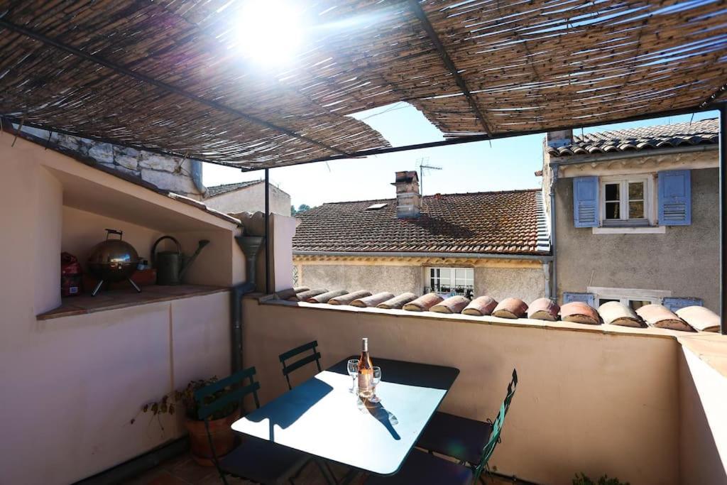 Valbonne Village House With Ac & Sunny Roof Terrace Buitenkant foto